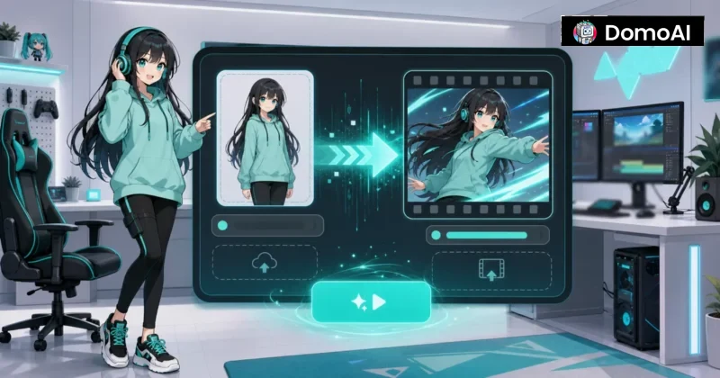 DomoAI Character to Videoの使い方ステップ