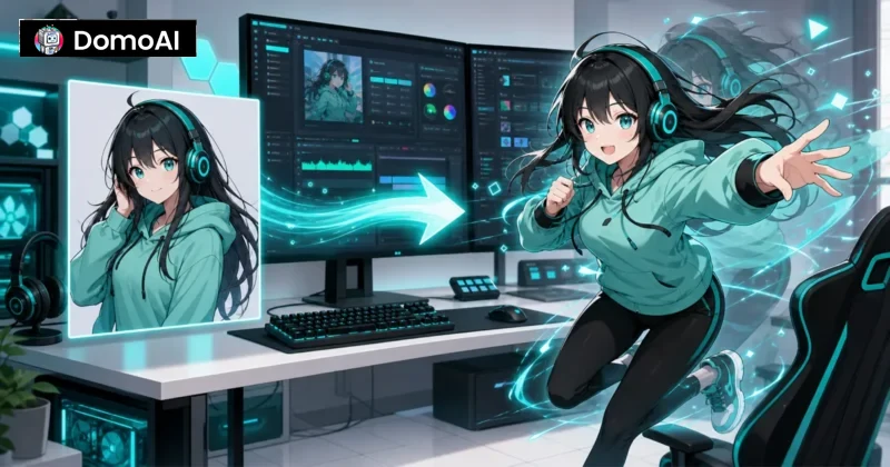 DomoAI Character to Videoとは何かを示す画像