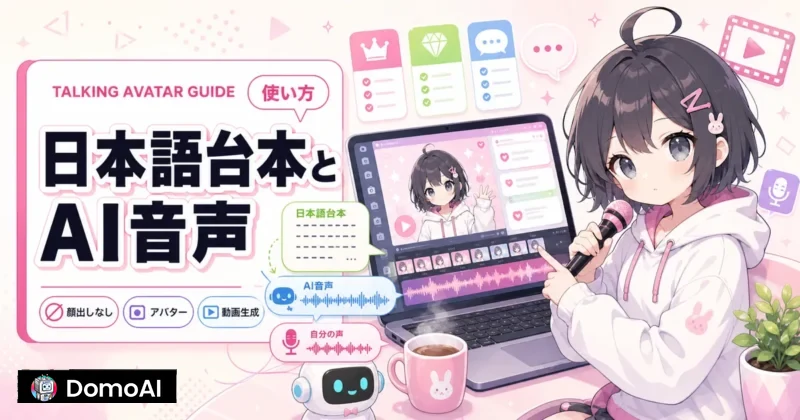 Talking Avatarの日本語対応と声の選び方