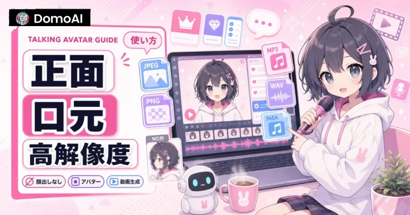 Talking Avatarで失敗しない写真と音声の条件