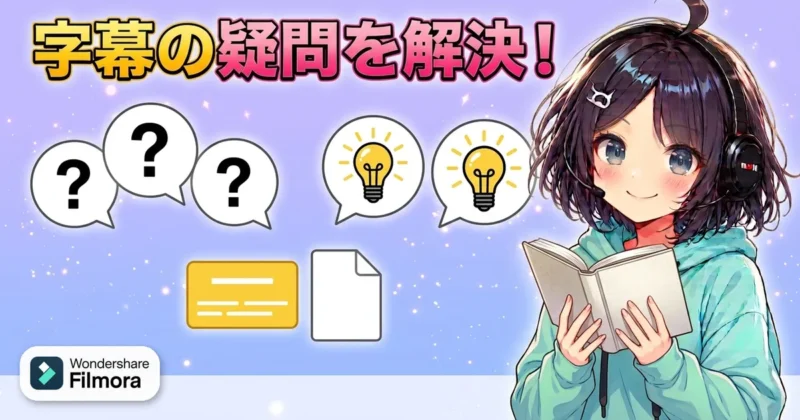 Filmora16の字幕トラックに関するよくある質問