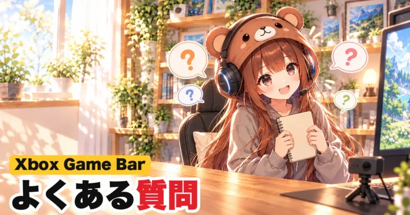 Xbox Game Barの録画についてのよくある質問